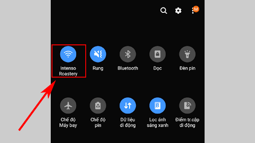 Tắt Wi-Fi và bật lại để kết nối nhanh hơn.