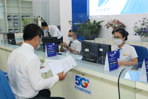 Quầy giao dịch VNPT.