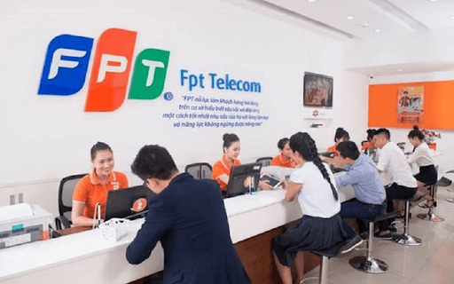 Quầy giao dịch FPT Telecom.